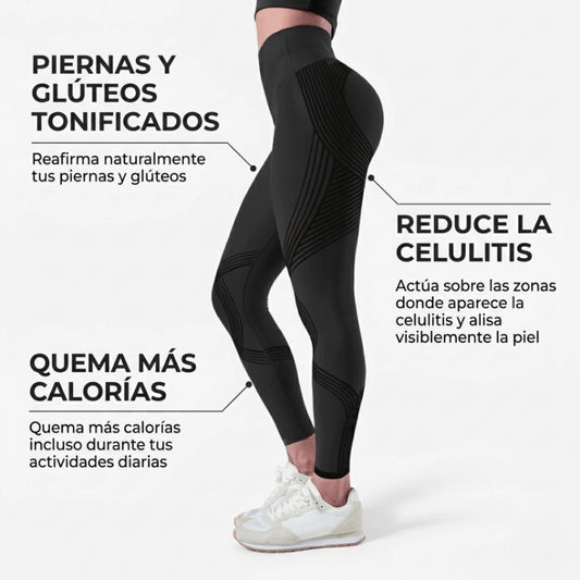 2X1 LEGGINGS ANTICELULITIS DE COMPRESIÓN 3D