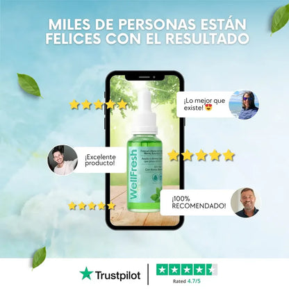 Wellfresh - Gotas naturales para el mal aliento