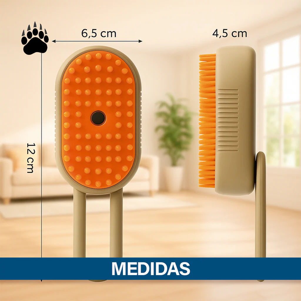 CEPILLO PEINE PARA MASCOTAS 3X1