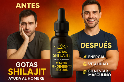 Shilajit Himalaya + Testosterona + Tamaño + Enegia + Rendimiento Sexual