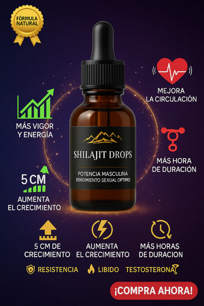 Shilajit Himalaya + Testosterona + Tamaño + Enegia + Rendimiento Sexual