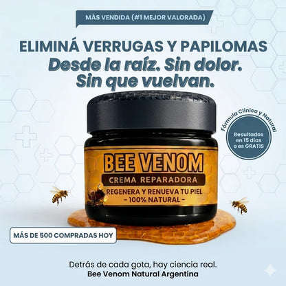 Bee venom -  Elimina Verrugas y Papilomas Desde Casa, Sin Dolor y sin que vuelvan