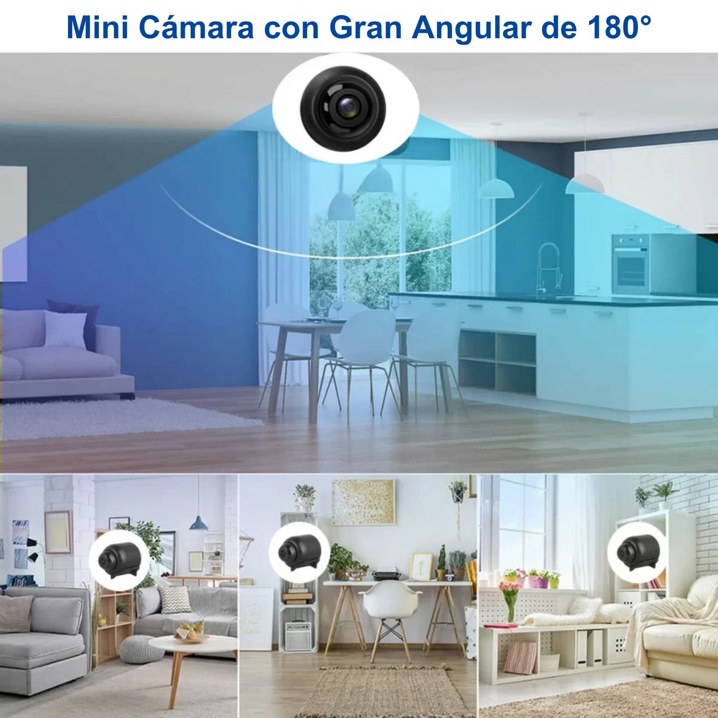 📸 MiniCam™ Cámara de Seguridad Portátil Full HD