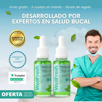Wellfresh - Gotas naturales para el mal aliento